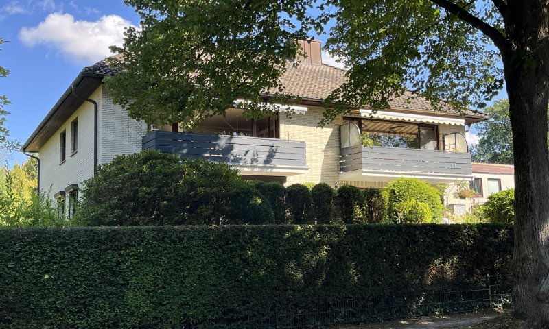 Volksdorf, wie man es liebt – herrlich ruhige Lage, Südterrasse, Gartennutzung und eigene Garage